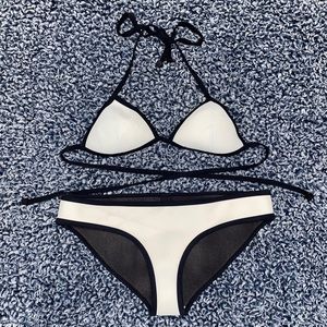 Triangl White Neoprene Suit